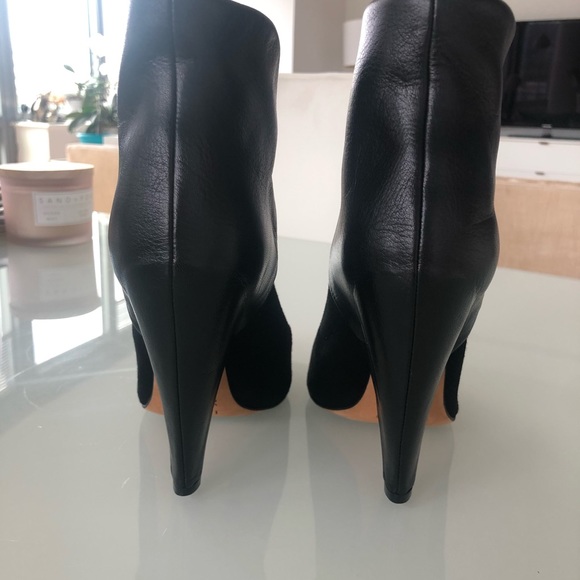 Authentic IRO boots. Size 36. Black leather/suede - Picture 3 of 8